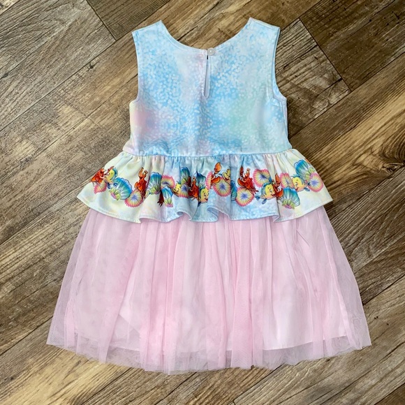 SOLD 💕NEW Disney Pippa & Julie Little Mermaid Ariel Tutu Dress - Picture 9 of 11